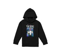 Marvel Marbled Venom Youth Kids Pull-Over Hoodie, Black | Size: 7-8 Years Marvel Black 7-8 Years