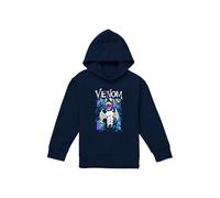 Marvel Marbled Venom Youth Kids Pull-Over Hoodie, Navy | Size: 12-13 Years Marvel Navy 12-13 Years