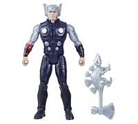 Marvel Mech Strike Mechasaurs, 4-Inch Thor Action Figure with Dino Weapon Accessory, Super Hero Toys for Kids Ages 4 and Up