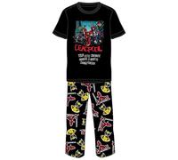 Marvel Mens 2 Piece Pyjama Set - Deadpool & Wolverine, Avengers, and Classic Comic Designs, Sizes S-2XL - Perfect for any fan