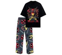 Marvel Mens 2 Piece Pyjama Set - Deadpool & Wolverine, Avengers, and Classic Comic Designs, Sizes S-2XL - Perfect for any fan