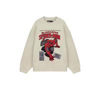Marvel Men's Adult Sweatshirt (Oatmeal) in Beige | Size: Large Marvel Beige L