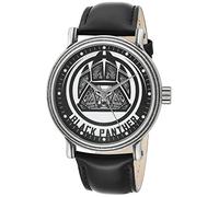 Marvel Men's Analog Quartz Watch with Leather-Synthetic Strap WMA000202