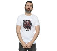 Marvel Men's Ant-Man Ants Running T-Shirt in White | Size: XL Marvel White XL