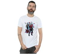 Marvel Men's Ant-Man & The Wasp Particle Pose T-Shirt in White | Size: 3XL Marvel White 3XL