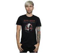 Marvel Men's Ant-Man & The Wasp Scott Mask Hexagon T-Shirt in Black | Size: Large Marvel Black L