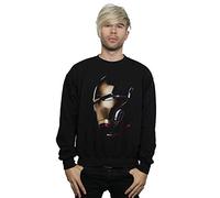 Marvel Men's Avengers Endgame Avenge The Fallen Iron Man Sweatshirt Black XXXX-Large