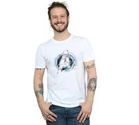 Marvel Men's Avengers Endgame Team Tech Logo T-Shirt White XXXXX-Large