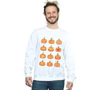 (4XL, White) Marvel Mens Avengers Halloween Pumpkin Sweatshirt