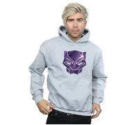 Marvel Men's Avengers Infinity War Black Panther Geometric Hoodie in Grey | Size: Large Marvel Grey L