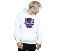 Marvel Men's Avengers Infinity War Black Panther Geometric Hoodie in White | Size: XL Marvel White XL