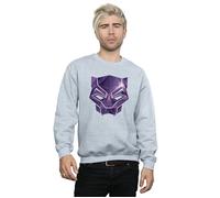 Marvel Men's Avengers Infinity War Black Panther Geometric Sweatshirt in Grey | Size: Large Marvel Grey L