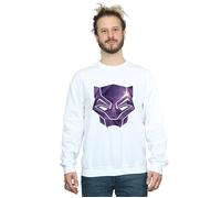 Marvel Men's Avengers Infinity War Black Panther Geometric Sweatshirt in White | Size: 5XL Marvel White 5XL