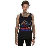Marvel Men's Avengers Infinity War Rocket Character Vest Black XX-Large