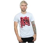 Marvel Men's Avengers Team Collage T-Shirt in Grey | Size: Small Marvel Grey S