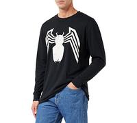 Marvel Men's Avengers Venom Emblem Long Sleeve Top, Black (Black Blk), M UK
