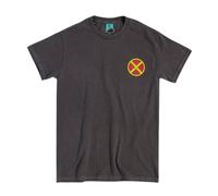 Marvel Men's Back Print Vintage Wash T-Shirt in Charcoal | Size: Medium Marvel Charcoal M