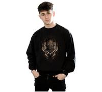 Marvel Men's Black Panther Gold Killmonger Sweatshirt | Size: Small Marvel Black S