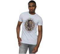 Marvel Men's Black Panther Gold Killmonger T-Shirt in Grey | Size: Medium Marvel Grey M