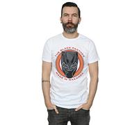 Marvel Men's Black Panther Made in Wakanda Red T-Shirt White XXX-Large