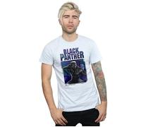 Marvel Men's Black Panther Tech Badge T-Shirt in Grey | Size: Medium Marvel Grey M