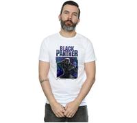 Marvel Men's Black Panther Tech Badge T-Shirt in White | Size: 2XL Marvel White 2XL