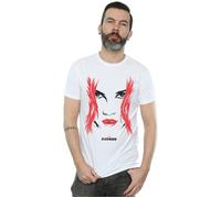 Marvel Men's Black Widow Movie Close-Up T-Shirt in White | Size: 4XL Marvel White 4XL