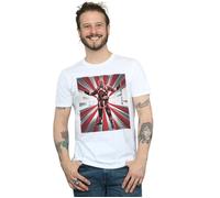 Marvel Men's Black Widow Movie Red Sparrow Fits T-Shirt in White | Size: 5XL Marvel White 5XL
