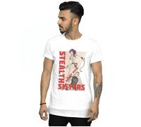 Marvel Men's Black Widow Movie Stealth Sisters T-Shirt in White | Size: 4XL Marvel White 4XL