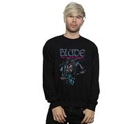 Marvel Men's Blade Action Sweatshirt Black X-Large