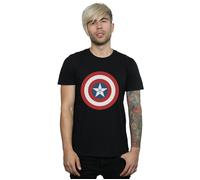 Marvel Men's Captain America Civil War Shield T-Shirt in Black | Size: XL Marvel Black XL