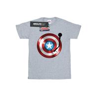 Marvel Mens Captain America Turntable T-Shirt BI6171