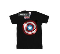 Marvel Mens Captain America Turntable T-Shirt