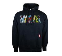 Marvel Mens Characters Logo Hoodie - Navy - Navy - L