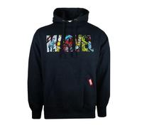 Marvel Mens Characters Logo Hoodie - Navy - Navy - XXL