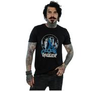 Marvel Men's Cloak & Dagger Retro T-Shirt in Black | Size: Medium Marvel Black M