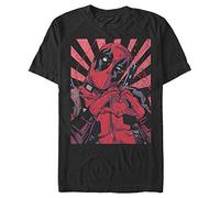Marvel Men's Close Heart Pool T-Shirt, Black, XXXXXL