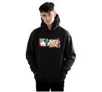 Marvel Men's Collage Logo Hoodie in Black | Size: XL Marvel Black XL