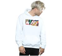 Marvel Men's Collage Logo Hoodie in White | Size: 3XL Marvel White 3XL