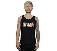 Marvel Men's Collage Logo Vest Black XX-Large
