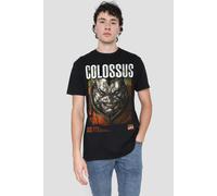 Marvel Men's Colossus Info T-Shirt in Black | Size: Small Marvel Black S