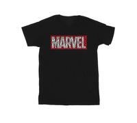 Marvel Mens Comics Hearts Logo T-Shirt BI38150