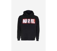 Marvel Men's Core Logo Pullover Hoodie in Black | Size: Small Marvel Black S