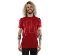 Marvel Men's Daredevil DD Logo T-Shirt in Red | Size: Large Marvel Red L