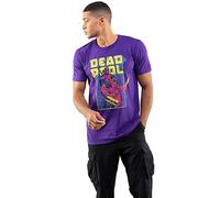 Marvel Men's Deadpool 90's T-Shirt, Purple, X-Large