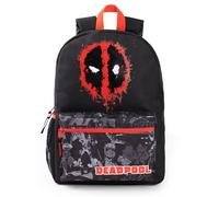 Marvel Men's Deadpool Backpack | Boys Black | Officially Licensed Merch Marvel Black One Size