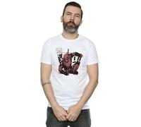 Marvel Men's Deadpool Breaktime Tacos T-Shirt in White | Size: 2XL Marvel White 2XL
