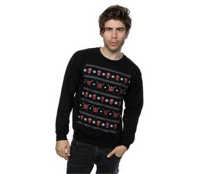 Marvel Men's Deadpool Christmas Sweatshirt in Black | Size: 3XL Marvel Black 3XL