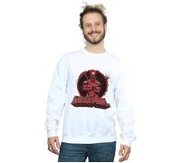 Marvel Men's Deadpool Crossed Arms Logo Sweatshirt in White | Size: 3XL Marvel White 3XL