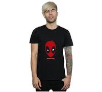 Marvel Men's Deadpool Face Mask T-Shirt in Black | Size: 2XL Marvel Black 2XL